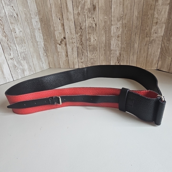 Unbranded Red And Black Adjustable Belt Women's 2XL - Picture 1 of 3